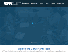 Tablet Screenshot of conversant-media.com